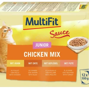 Rabatt Multifit Junior Sauce Chicken Mix 12x100 g